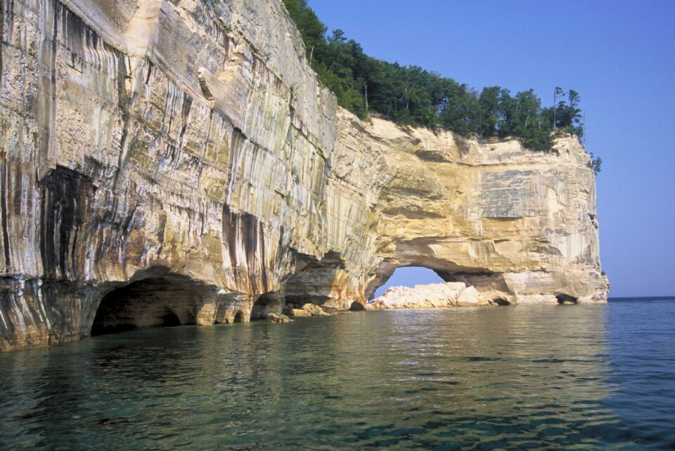 Grand Portal Point along the Pictured Rocks