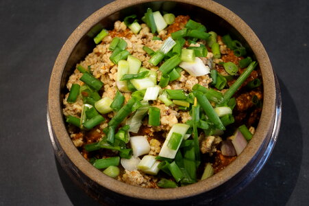 Tofu seasoning soybean paste photo