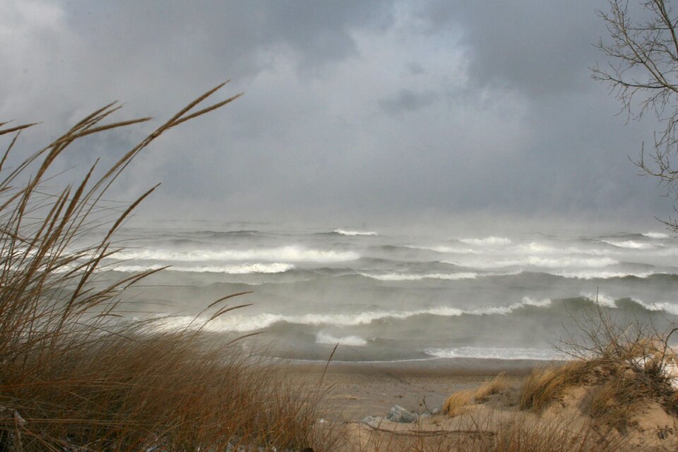 Whipping Waves of Lake Michigan