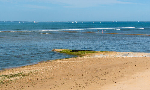 maritime seaside landscape Charente-Maritime, France photo