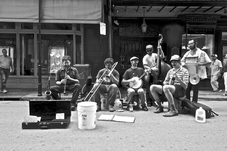 Street band in New Orleans