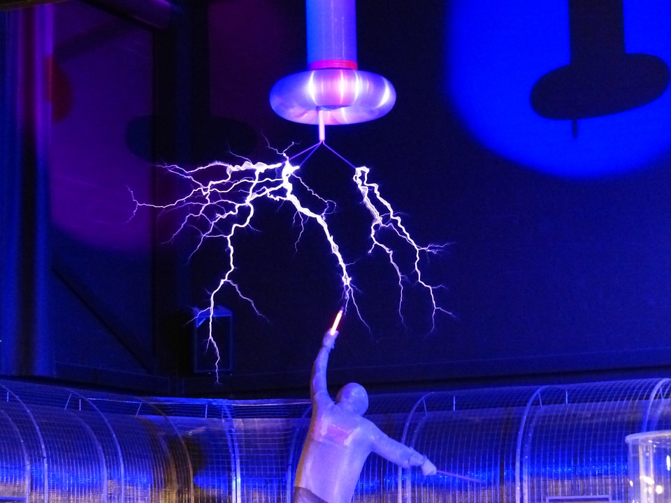 High voltage experimental physics demonstration