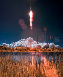 Antares Rocket With Cygnus Spacecraft Launches photo