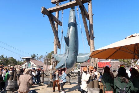 JAWS model, one of the most famous attraction at USJ