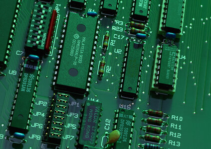 Computer electronic circuit. Use for background or texture