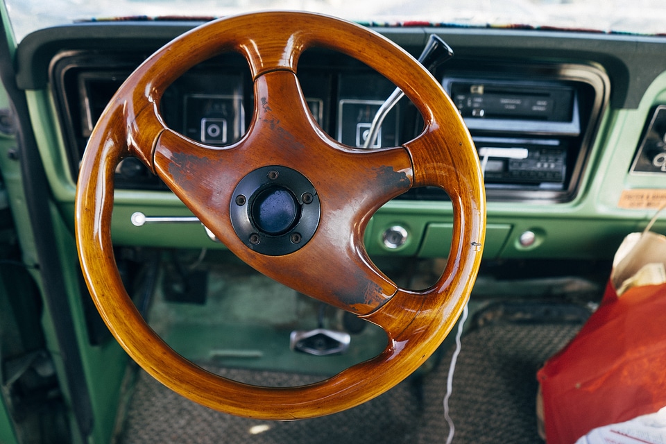 Steering drive driving