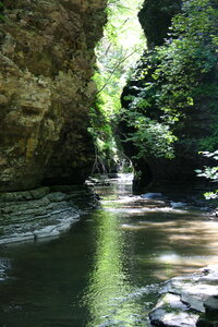 Watkins Glen Gorge Watkins Glen valley in woods with rocks