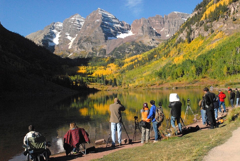 Ravine mountains fall