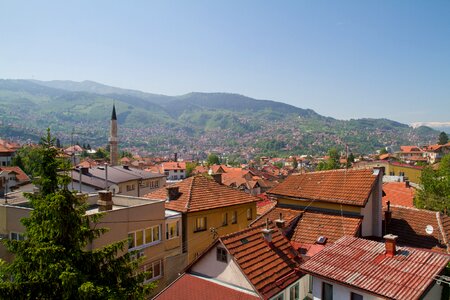 Cityscape of Sarajevo, Bosnia and Herzegovina photo