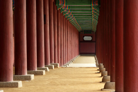 Tadashi of Kyng-bokkung, a corridor around Kunjongjon