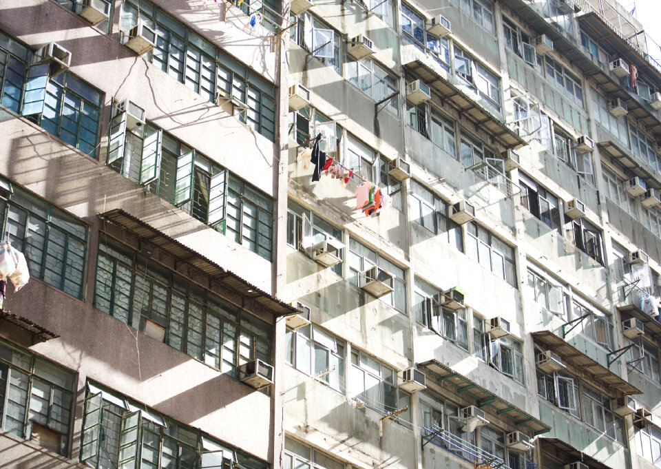 Old apartment in Hong Kong