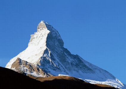 Matterhorn mountain of zermatt switzerland