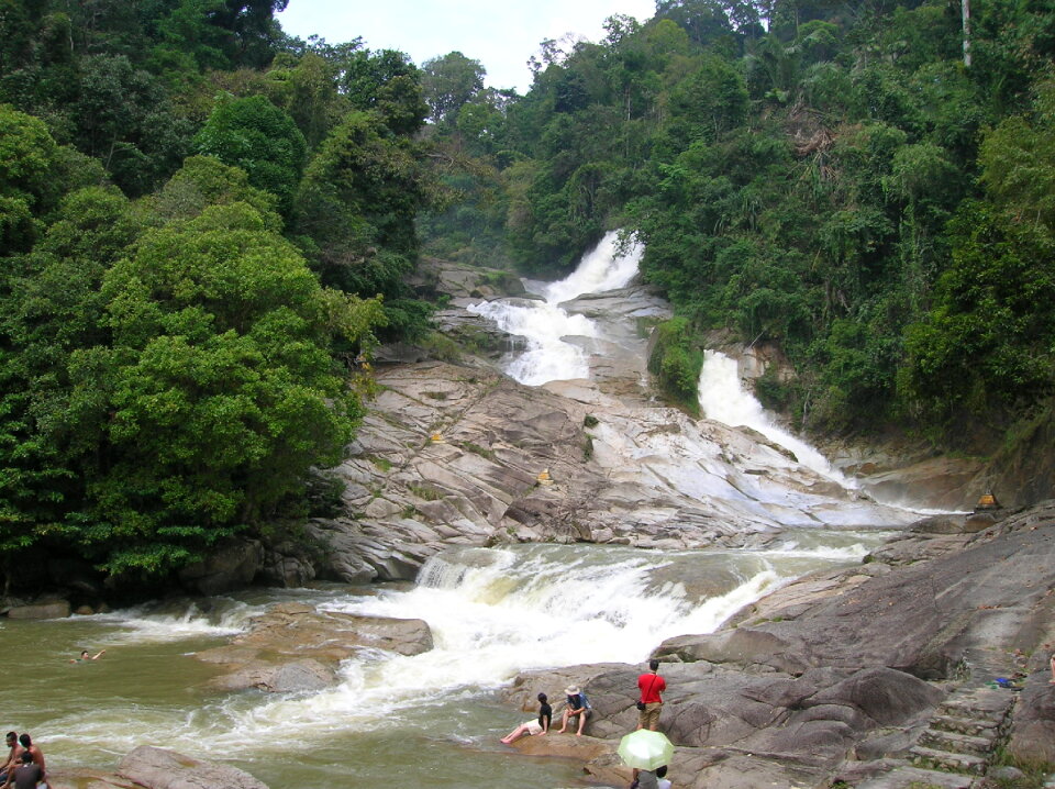 Chamang Waterfall at Bentong, Pahang