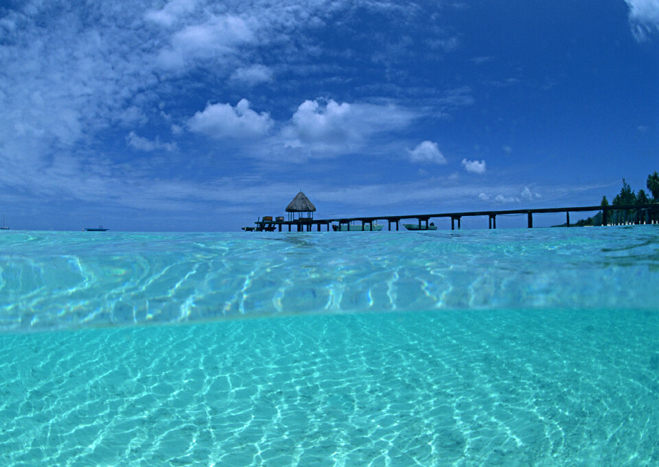 Beautiful beach landscape in Maldives