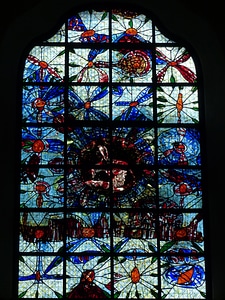 Glass color shine through
