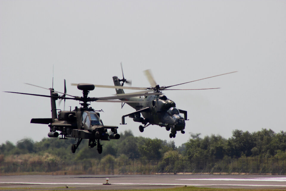 An AH-64E Apache Guardian