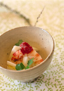 sashimi raw fish seafood rice bowl - japanese food photo