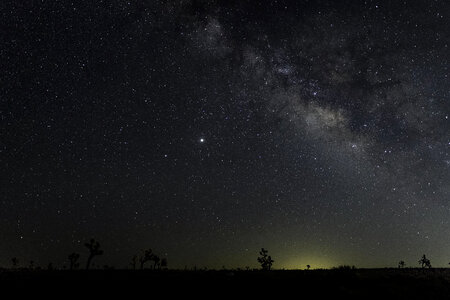 Milky Way over Queen Valley photo