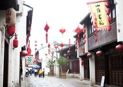 Suzhou old town and folk houses in Jiangsu, China photo