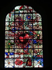 Glass color shine through