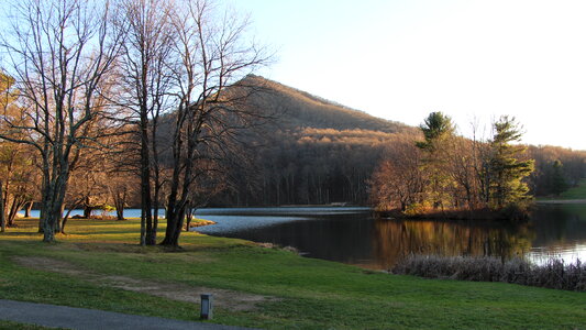 Abbott Lake on the Blue Ridge Parkway in Virginia