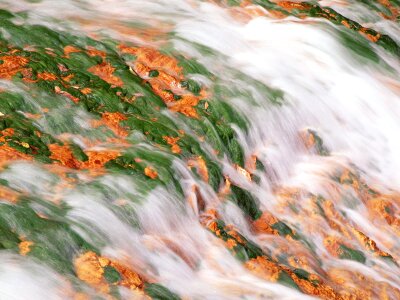 lovely long exposure of river photo