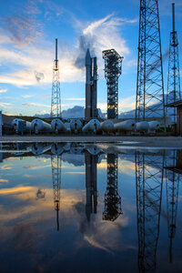Atlas V Rocket at the Launch Pad