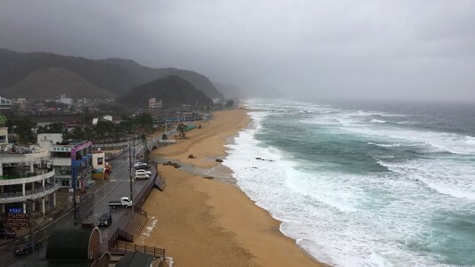 Tropical beach Uljin South Korea