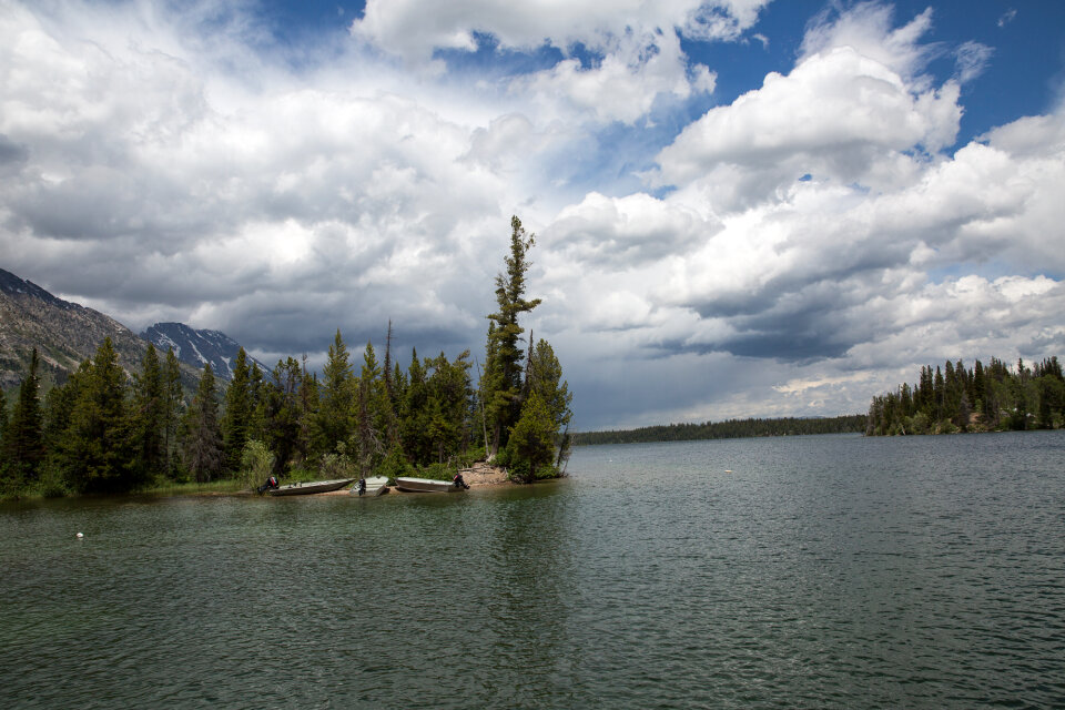 Views of the Jenny and Jackson Lakes in the Grand Teton Park