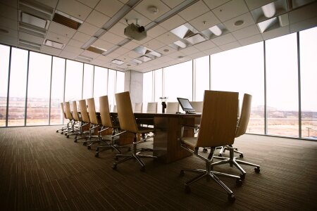 Empty meeting room photo