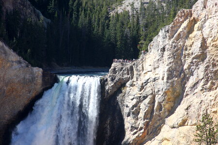 Lower Falls on the Grand Canyon of the Yellowstone photo
