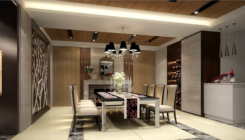 leather furniture in elegant modern lounge