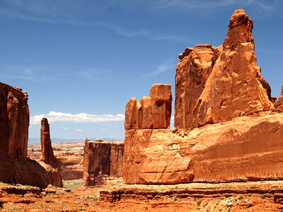 Arches National Park contains the greatest density of natural