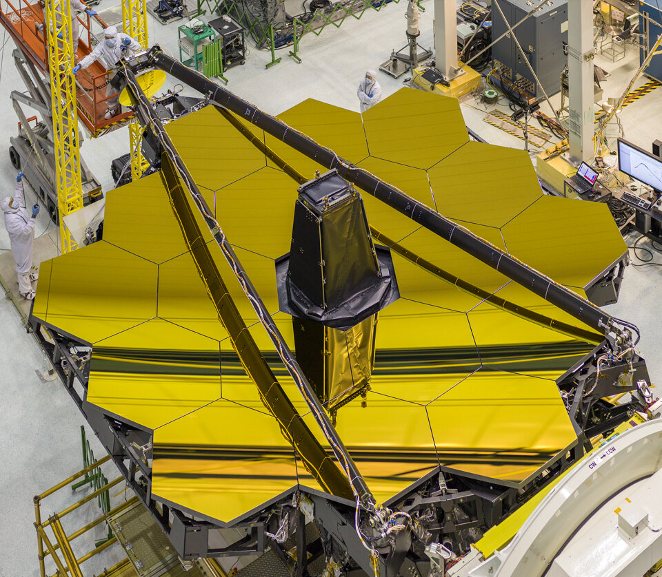 James Webb Space Telescope's Golden Mirror