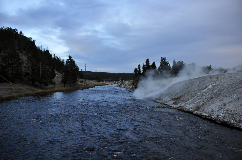 Blue Geyser Pool at Yellowstone