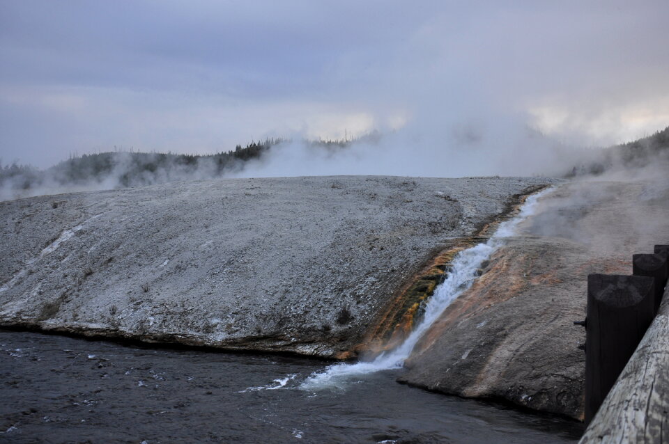 Blue Geyser Pool at Yellowstone
