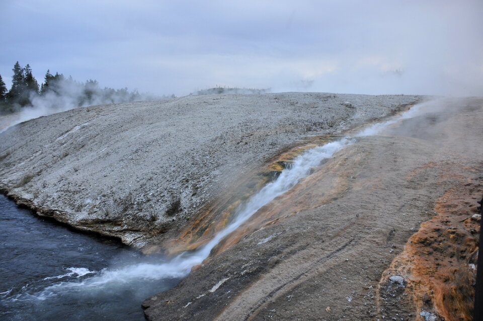 Blue Geyser Pool at Yellowstone