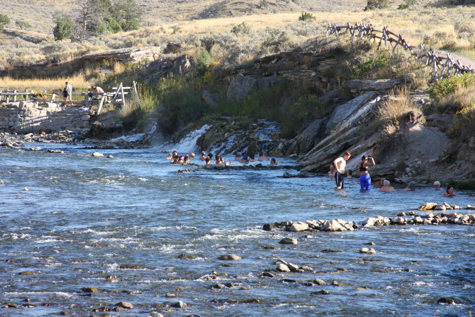 Gardner River in Yellowstone national park