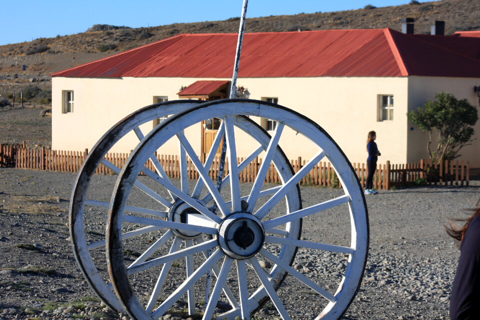 El Chaltén is a small mountain village in Santa Cruz Province photo