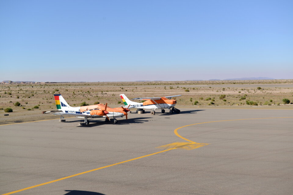 Boliviana de Aviacion plane at El Alto International Airport