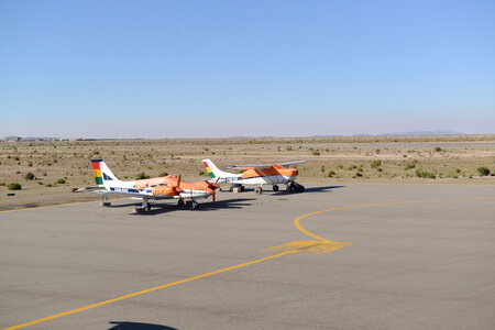 Boliviana de Aviacion plane at El Alto International Airport photo