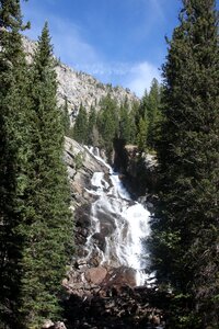 Beautiful geyser in yellowstone national park