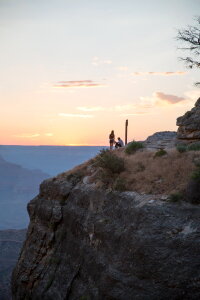 Grand Canyon National Park view in the morning light photo