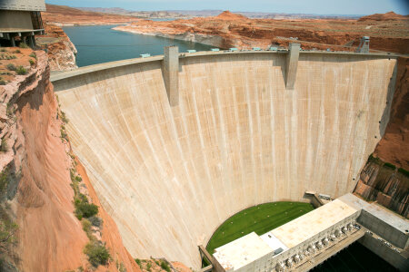 View of the Hoover Dam in Nevada