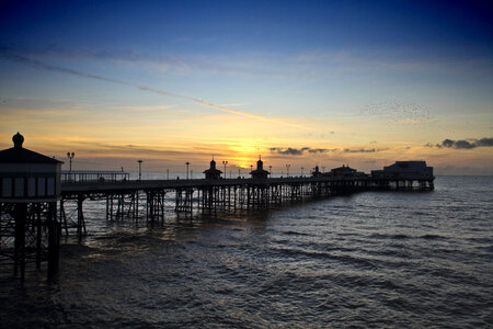 Blackpool North Pier Sunset photo