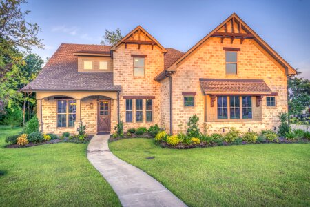 Single family house with two levels photo