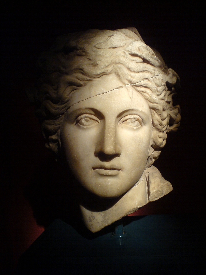Stone figure woman antiquity