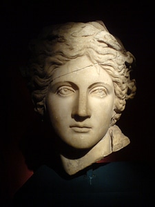Stone figure woman antiquity photo