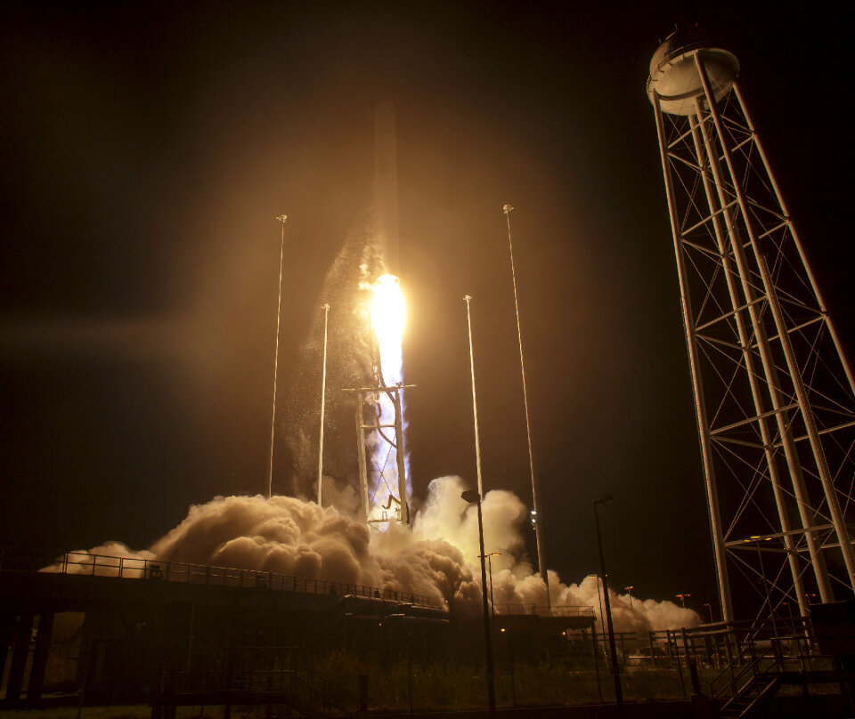 Liftoff of Antares Rocket