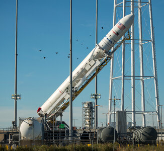 The Orbital ATK Antares rocket photo